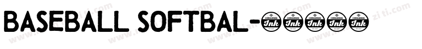 BASEBALL SOFTBAL字体转换